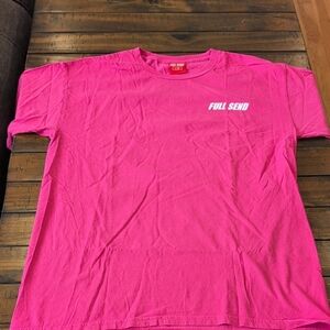 Full Send Nelk Boys Breast Cancer Short Sleeve Tee